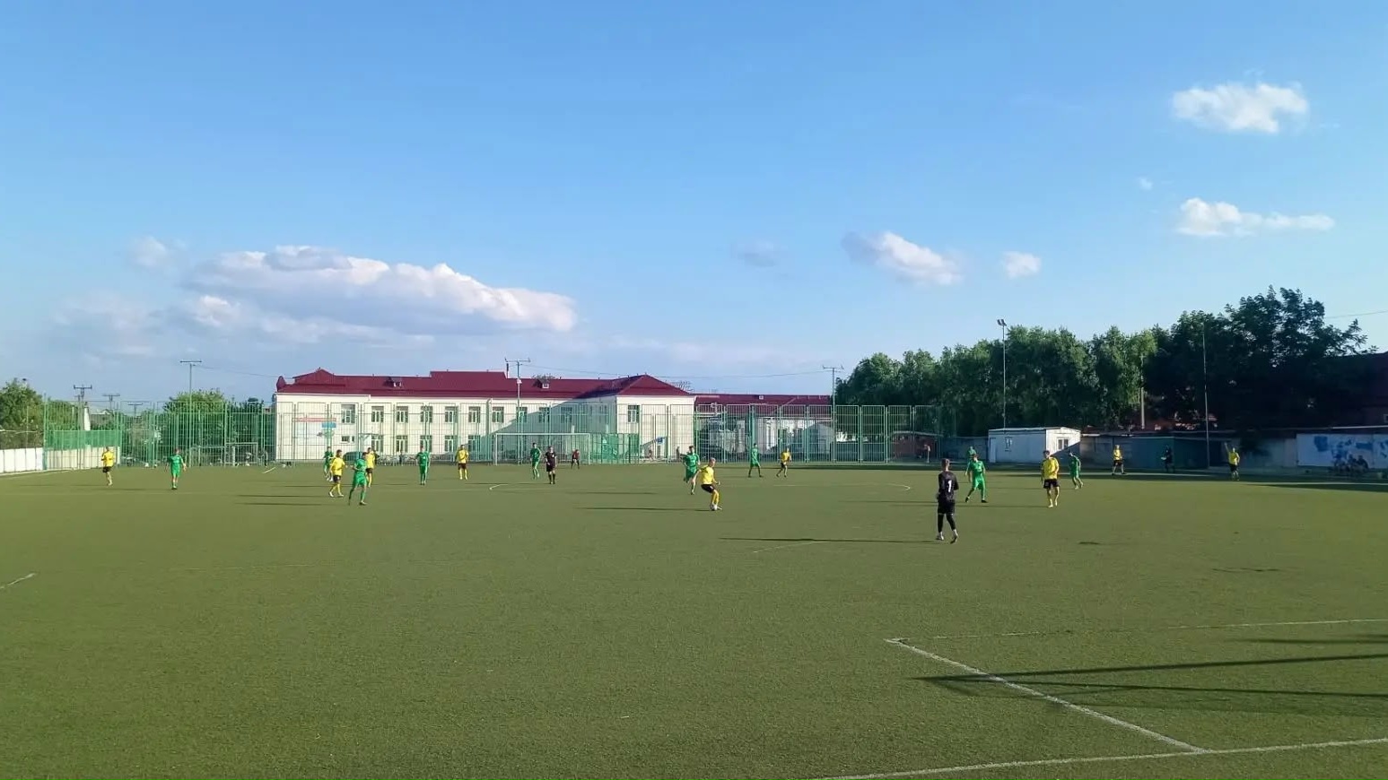 На стадионе «Олимп» состоялся матч чемпионата Краснодарского края по футболу