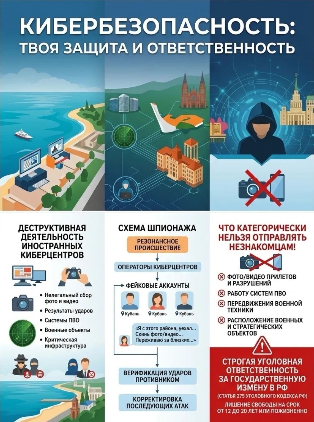 Вражеские спецслужбы часто играют на доверчивости и эмоциях: давят на жалость, просят «просто скинуть фото» или предлагают деньги