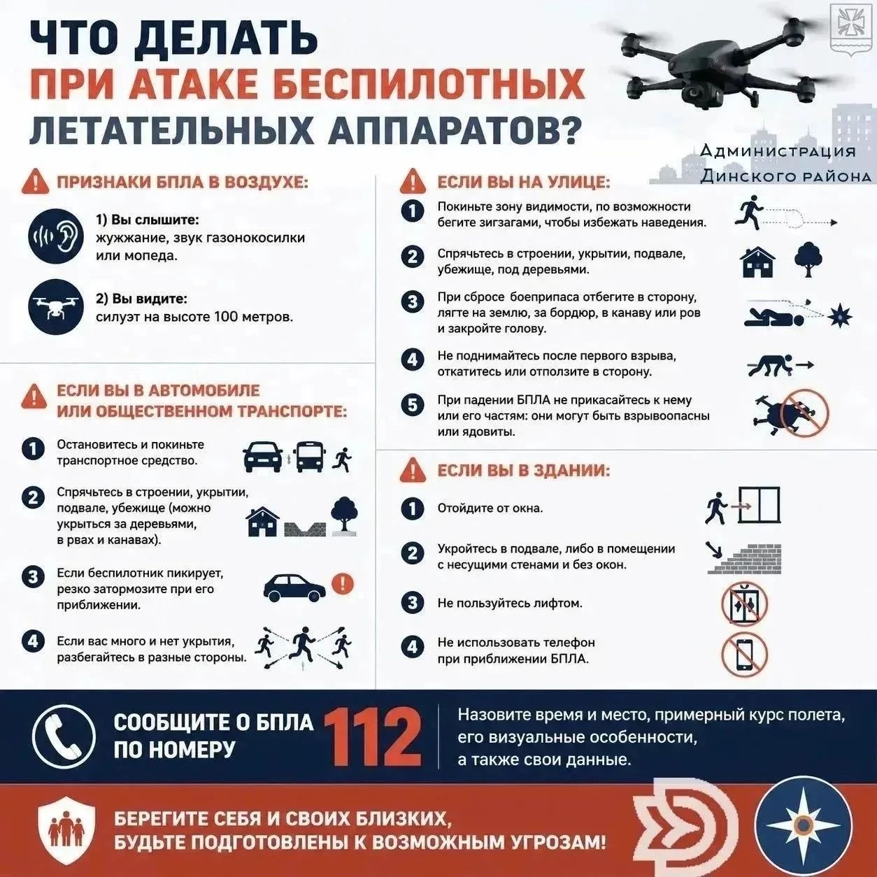 Действия населения при угрозе с воздуха